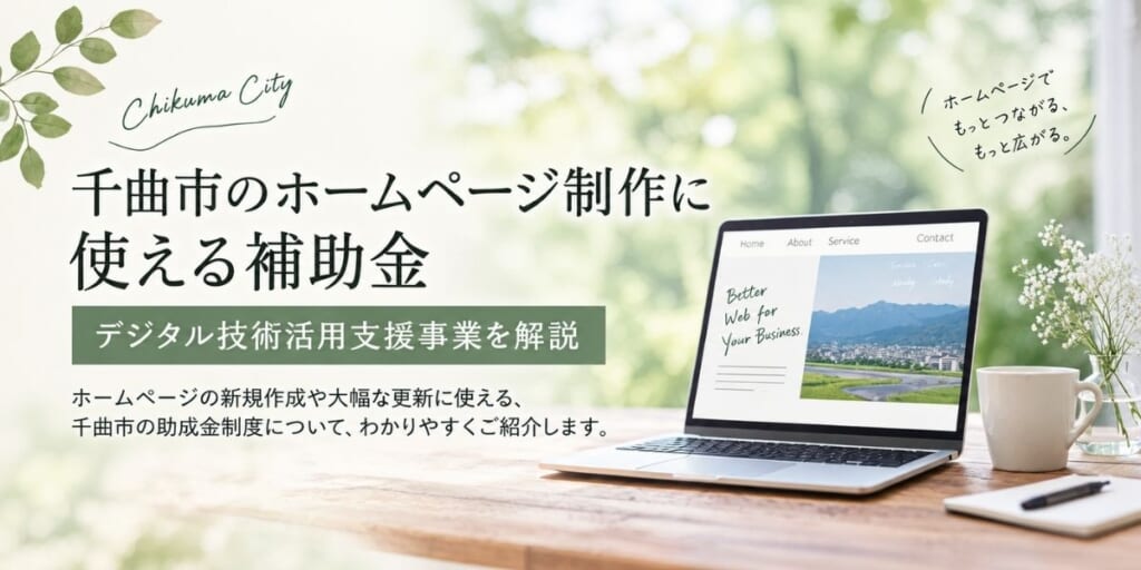千曲市ホームページ制作補助金